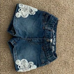 Blue jeans shorts